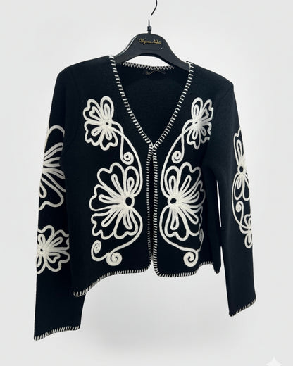 Cardigan Floreale