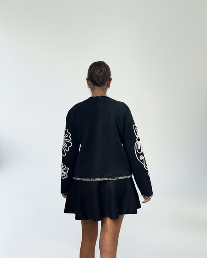 Cardigan Floreale